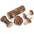 thumbnail image 2 of Suministros para animales pequeños jaula de juguete divertida para mordisquear de madera para hámster ANGGREK Otros, 2 of 8