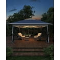 thumbnail image 3 of Roromall 12x12 Canopy Tent, Pop Up Canopy Gazebo with Mosquito Netting, Outdoor Gazebo with 4 Sandbags & Wheeled Bag, for Backyard & Patio Furniture, Patio, Deck, 3 of 9
