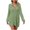 Green, variant on Lovskoo Sweaters for Women Long Sleeve Solid Color Casual Button Down Knit Tops Casual V-Neck Medium Long Pullover Sweater White