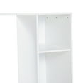 thumbnail image 6 of Flash Furniture Mini Fridge Bookshelf Storage Station Organizer with Cubbies in White, 6 of 10