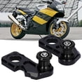 thumbnail image 4 of Motorbike Axle Block Slider, 2pcs Aluminum Alloy Wearproof Durable Racing Axle Block Slider  Replacement For CB650R/F CBR650R 2019-2020 For Modification Black,,Yellow,Silver,Red, 4 of 8