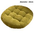 thumbnail image 2 of Tapicería de tatami circular engrosada, tapicería, reposapiés de color sólido, 2 of 5