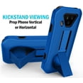 thumbnail image 3 of Nakedcellphone Combo Compatible with Verizon Kyocera DuraForce Ultra 5G UW (E7110) Case, [Cobalt Blue] Slim Kickstand Phone Cover with [Rotating/Ratchet] Belt Clip Holster Combination, 3 of 10