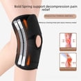 thumbnail image 2 of Rodilleras ultrafinas profesionales para hombre y mujer, ajustables, transpirables, para deportes de montaña, 2 of 3
