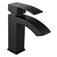 thumbnail image 4 of Aquaterior Modern 1 Hole Bathroom Faucet Vanity Sink Basin DIY Hotel Matt Black, 4 of 9