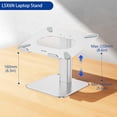 thumbnail image 4 of Soporte para portátil BESIGN LSX6N ergonómico ajustable plateado, 4 of 9