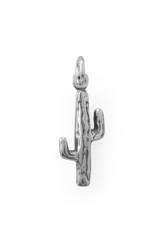 .925 Sterling Silver Lookin' Sharp! Cactus Charm