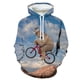 thumbnail image 2 of Venta caliente Sudadera con capucha con estampado 3D de elefante para hombres Sudadera con capucha con gráficos de animales Sudaderas de manga larga de moda Ropa de otoño para niños, 2 of 5