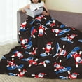 thumbnail image 6 of Vsdgher Surfing Santa Ultra-Soft Micro flannel Blanket Throw Blankets for Couch Sofa, Bed (4 sizes)-50"x40", 6 of 7