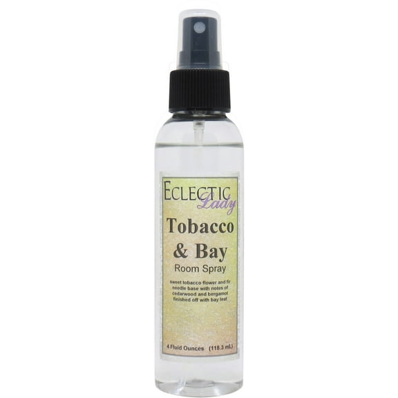 Tobacco and Bay Room Spray by Eclectic Lady, 16 Ounces, Fragrant Aromatic Room Mist For Home, Room, Office