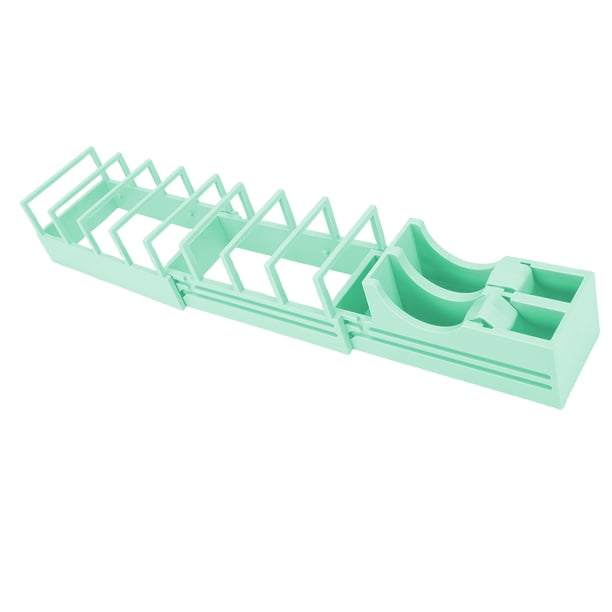 Dispensador De Cinta De Escritorio De 18 Tiras, Dispensador De Cinta Extensible Para Embalaje Con 2 Rollos, Para Pedidos De Embalaje, Manualidades, Envoltura De Regalos
