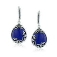 thumbnail image 2 of Bling Jewelry Womens  Western Birthstone Teardrop Filigree Dangle Earrings, 2 of 6