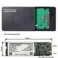 thumbnail image 3 of Chenyang CY USB-C Type-C to 20+6Pin Thinkpad X1 Carbon SATA SSD Hard Disk Case Enclosure Enclosure, 3 of 7