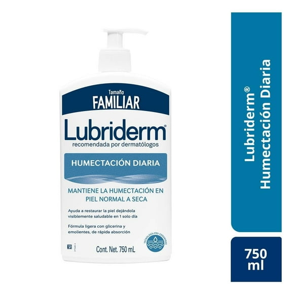 Crema corporal Lubriderm Humectación Diaria piel normal a seca 750 ml