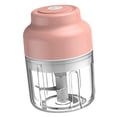 thumbnail image 4 of Billuyoard Picadora de verduras, picadora de ajo eléctrica USB, molinillo de cocina recargable inalámbrico Herramientas y accesorios para hornear Rosado 250ml, 4 of 6