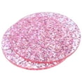 thumbnail image 3 of FRCOLOR Acrylic Coasters Pink Acrylic Coasters with Heat Insulation for Table Protection Elegant Design for Home Dining Room Kitchen 2pcs,3.74"X3.74"X0.12", 3 of 5