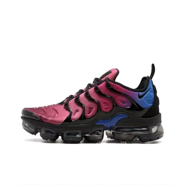 Zapatillas deportivas originales Vapormax Plus Triple Black White para hombre y mujer Air Max para exteriores