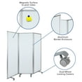thumbnail image 3 of EMMA + OLIVER Magnetic Whiteboard with Locking Casters, 3 of 10