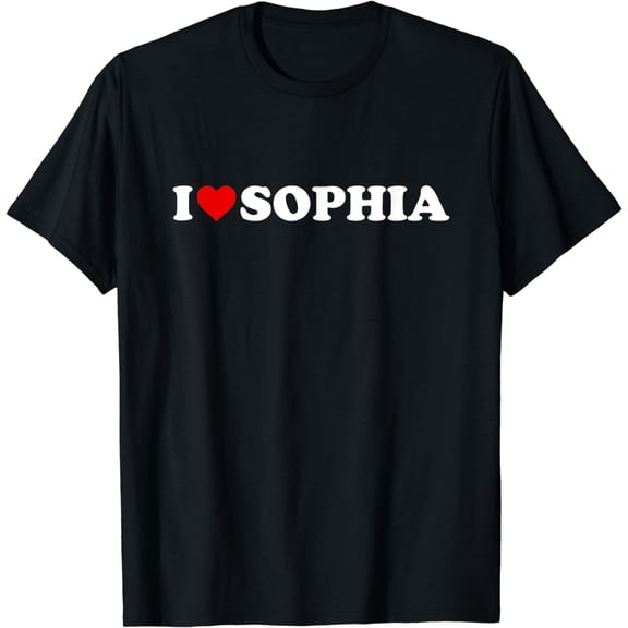 I Love Sophia - Heart T-Shirt