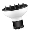 thumbnail image 4 of Luxshiny Universal Hair Dryer Accessories White Diffuser for Curl and Straight Hair, 4 of 8