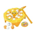 thumbnail image 1 of Juego de mesa para romper el hielo, aprendizaje temprano, habilidades motoras finas, mesa, rompecabezas de bloques de golpe Pato, 1 of 9