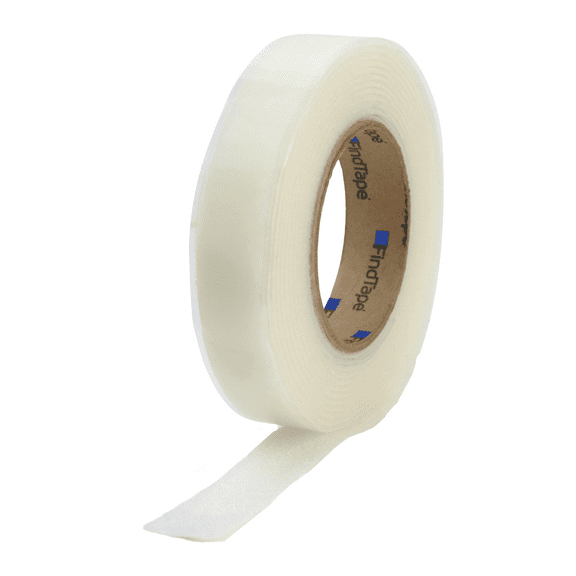 FindTape 1-inch Wide Hook and Loop Self-Adhesive Roll: 1 in. x 15 ft. /  Loop-Side Only (white) (White)