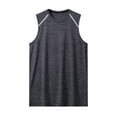 thumbnail image 2 of Haoxianjian Mens Mesh Vests Crewneck Sleeveless Tank Tops Breathable Muscle Shirts Workout Tank Tops Sleeveless Tee Shirts Men Running Beach Loose Fits Tee S-XXXL, 2 of 6