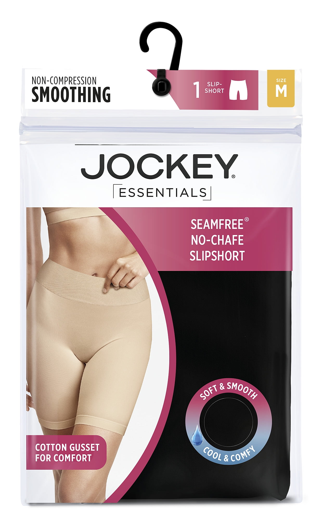 Jockey® Essentials Women's Seamfree® No Chafe Slipshort, Cooling Shapewear, Body  Slimming Shorts, Under Dress Smoothing, Sizes Small, Medium, Large, Extra  Large, 2XL, 3XL, 4XL, 5XL, 5361 