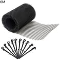 thumbnail image 2 of Naierhg 1 Roll Anti-clogging Gutter Guard Flexible PP Multifunctional Drain Protector Adjustable Mesh Netting for Home, 2 of 7