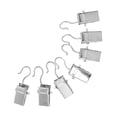 thumbnail image 2 of Clips de metal, 100 unidades, clips para cortinas, colgadores de cortinas premium, clips para fotos, elegantes y modernos Jadeshay  A, 2 of 8