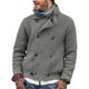 thumbnail image 2 of Cárdigan de punto grueso de invierno para hombre, estilo británico, chaqueta de suéter de moda sencilla, estilo europeo y americano, 2 of 6