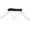 Black, variant on SavvyCraft® 2 Bow Boat Bimini Top with Frame and Canvas, 1" Aluminum 66in L 42in H 53-62in W Black