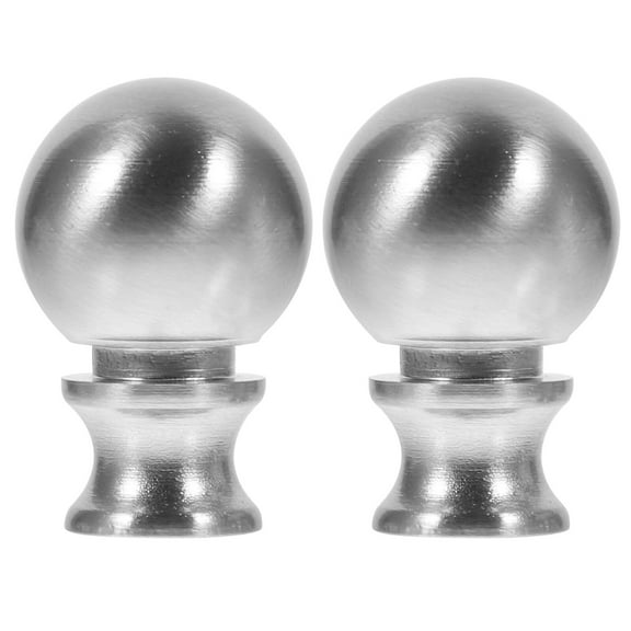 GARVALON 2Pcs Zinc Alloy Diy Lamp Finial Parts for Table and Floor Lamps