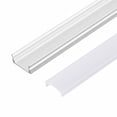 thumbnail image 5 of 10x Profil LED Profil aluminium Profil rail aluminium 1M pour Bandes LED Anodisées, 5 of 5