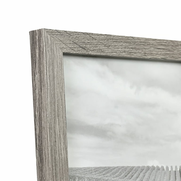 Mainstays 11x14 Matted to 8x10 Linear Gallery Wall Picture Frame, Rustic  Gray - Walmart.com