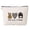 ymhzb3356, variant on Inspirational Letters Printed Makeup Bag for Women Imitation Linen Travel Cosmetics Purse Motivational Gift