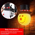thumbnail image 3 of Bearachild Muñeco de nieve Pantalla Santa Claus Porche Luz Cubierta Decoración Hogar Pasillo Lámpara de pared Lámpara colgante-Chimenea Festival Kits de decoración para fiestas Muñeco de nieve Bearachild HA010299-02, 3 of 6