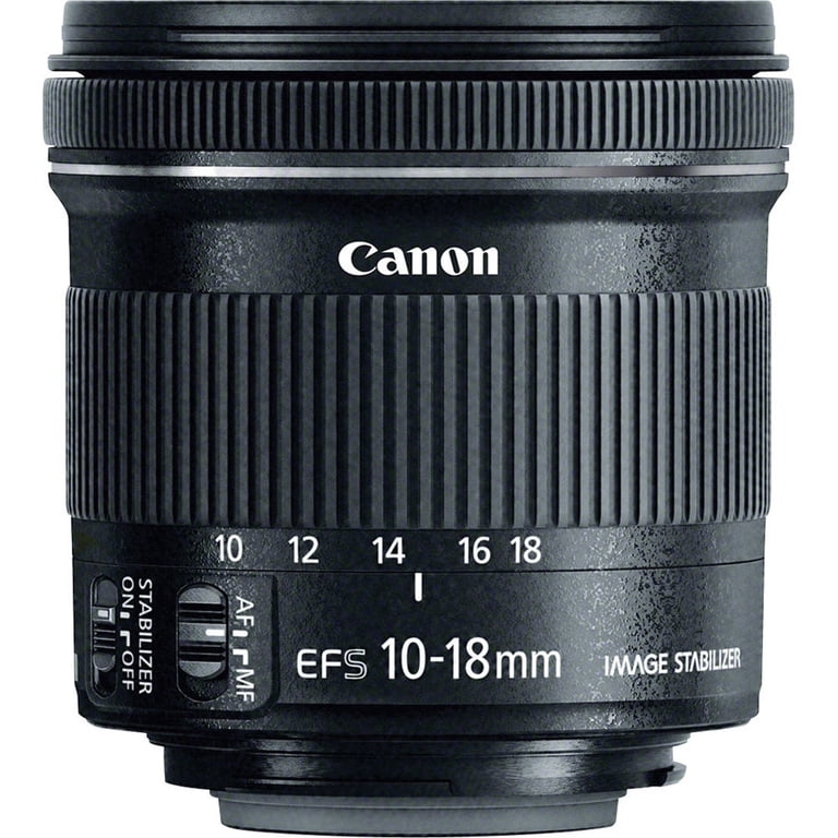 Canon, Lens, EF-S 10-18mm f/4.5-5.6 IS STM, Wide-Angle Compact
