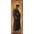 thumbnail image 2 of Giovanni di Paolo 9x18 Gold Ornate Wood Frame and Double Matted Museum Art Print Titled - The Blessed Andrea Gallerani (Died 1251) (1447-65), 2 of 4