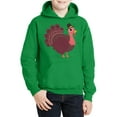thumbnail image 2 of Awkward Styles Thanksgiving Hoodies for Kids Pink Turkey Hooded Youth Sweatshirt, 2 of 5