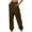 Brown, variant on Bloomae Women's Cargo Sweatpants Loose Fit Casual Elastic High Waist Drawstring Cinch Bottom Joggers Lounge Pants with Pockets Beige XXXL