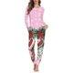 thumbnail image 2 of Conjunto de pijama de manga larga para mujer, ropa de dormir con diseño navideño, para Primavera e invierno, envío directo, 2 of 4