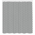 thumbnail image 3 of Ambesonne Fleur De Lis Shower Curtain, Vintage French Emblem, 69"Wx84"L, Grey and Charcoal Grey, 3 of 3