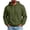 Army Green, variant on Mens Casual Cotton Hooded Collar Drawstring Hoodies Pullover Sweatshirts Casual Long Sleeve Shirts Orkout, Walking, Gym Fitness Sweatshirts for Men