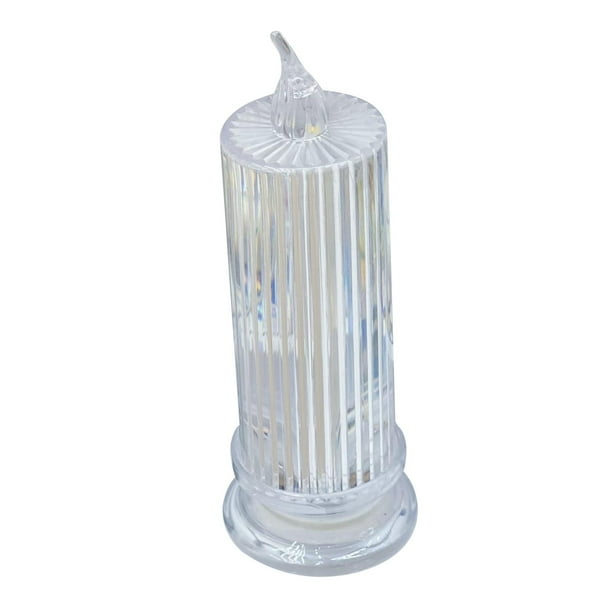 Vela eléctrica LED feelfreeau, luz nocturna sin llama, vela decorativa romántica 63 cm x 183 cm