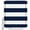 Blue,white, variant on Customize Waterproof Navy Blue White Nautical Stripe Print Polyester Fabric Bathroom Shower Curtain 72x84IN