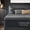 Black & Gray, variant on Timber Vibe Studio 12 inch King Size Memory Foam Mattress, Medium Firm Support for Pressure Relief, CertiPUR-US Certified & Fiberglass Free, Black
