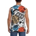 thumbnail image 4 of Daiia French Food Printed Men's Tank Tops,Casual Soft Sleeveless Gym Muscle Shirts Bodybuilding Tee-X-Large, 4 of 8
