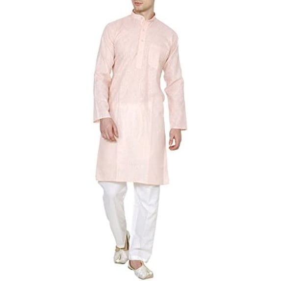Royal Kurta Men's Cotton Linen Kurta Pyjama