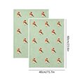 thumbnail image 3 of Christmas Hand Towels for Bathroom Set of 2, 100% Quick Dry, 3D Embroidered, 15.7"x23.6", Green, 3 of 6